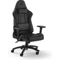 Corsair Microsystems Corsair | TC100 Relaxed (Leatherette) - Spelstol - Läder - Upp till 120 kg | Svart
