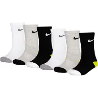 Nike Kids Smiley Crew Strumpor 6 Par
