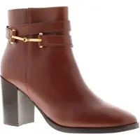 Ted Baker Kvinnor Stövlar Anisea Läder Blockklack Tan
