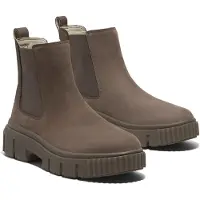 Timberland - Stövlar och kängor dam - Greyfield Mid Chelsea Boot W Medium Brown Nubuck för Unisex - Storlek 6,5 US