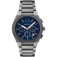 Giorgio Armani Analog klocka nattblå / gyttjefärgad