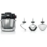 Bosch Serie 6 MUMS6ZS00, 5,5 l, Svart, Rostfritt stål, Rotations-, 1,1 m, Rostfritt stål, 1600 W