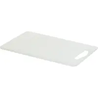 PLAST TEAM Skärbräda med saftspår 456x311x10 mm nylon vit