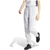 Adidas Sportbyxa 'Essentials' ljusgrå / vit