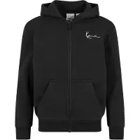 Karl kani Sweatjacka 'Essential' svart / vit