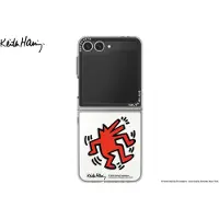 Samsung Galaxy Z Flip6 och Flip7 FE  Keith Haring Slickback Slim Case Red