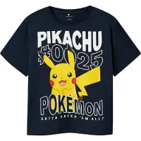 Name it T-shirt 'NKMJamish Pokemon' marinblå / gul / röd / vit