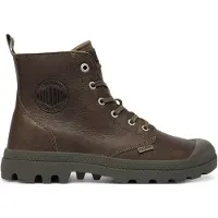 Palladium Boots med snörning mörkbrun