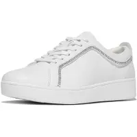 FitFlop Rally Crysal Trim Leather Skor