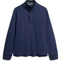 Superdry för män. M2014057A Klassisk marinblå tröja (L), Casual, Bomull, Marino