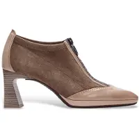 Hispanitas för kvinnor. HI254324 Bruna Atlanta läderskor (41), Hud, 5 till 8 cm, Zip, Casual