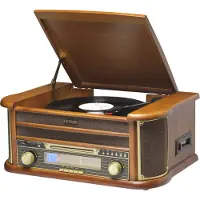 Denver MCR-50 MUSICCENTER USB-skivspelare Trä, Natur