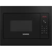 Siemens iQ300 BF523LMB3 - Mikrovågsugn - inbyggd - 20 liter - 800 W - svart