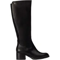 Wonders för kvinnor. G-6250_5121_5792 Läderstövlar Santafé 50 svart (36), Hud, 3 till 5 cm, Zip, Casual