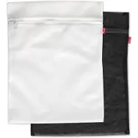 Ray Rayen set med 2 tvättpåsar 50 cm x 40 cm svart/vit (NPC_RA-6058.01)