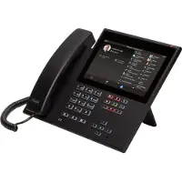 Auerswald COMfortel D-600 Fast telefon VoIP Handsfree, Headset uttag, Optisk samtalssignalering, Touchscreen, WiFi Färgskärm Svart