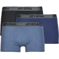 Athena Boxershorts BASIC COTON Pack de 4 man - Blå - EU M