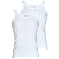 Athena Linnen / Ärmlösa T-shirts DUO CHOC Pack de 2 man - Vit - EU M
