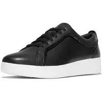 FitFlop Rally Crysal Trim Leather Skor