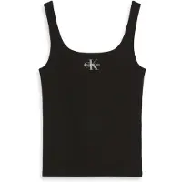 Calvin Klein Jeans Slim Ribbed Cotton Tank Top