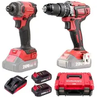 Worcraft Verktygspaket XCUBE030 (CHD-S20LiBA + CIS-S20LiB-260); 20 V; 2x2,0 Ah batt.