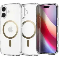 Spigen Ultra Hybrid MagSafe-fodral för iPhone 17 - Transparent guld
