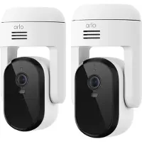 Arlo Essential - Nätverksövervakningskamera - inomhusbruk - färg (Dag&Natt) - ljud - trådlös - Wi-Fi (paket om 3)