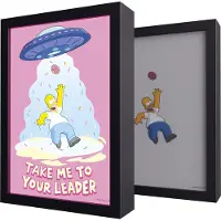 Erik Editores The Simpsons Inramad Led-skiva
