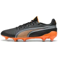 Puma King Ultimate Fg/ag Hot Pursuit - Svart/orange/Silver, storlek 40