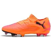 Puma Future 8 Ultimate Låg FG Hot Pursuit - Orange/Svart/Ravish - Gräs (FG), storlek 38