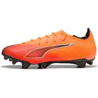 Puma Ultra 6 Carbon FG Hot Pursuit - Orange/Svart/Röd - Gräs (FG), storlek 44