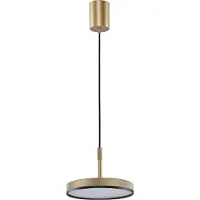 VIOKEF Pendellampa Don, Mässing / guld, Vardagsrum / matsal, Aluminium / grå / zink, Modern