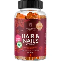 VitaYummy Hair & Nails (Orange) - 60 stk. (Christmas Edition 2025)