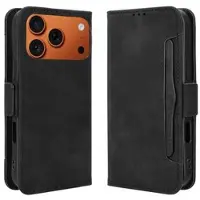 Mtp Products iPhone 17 Pro Max Korthållare plånboksfodral - Svart