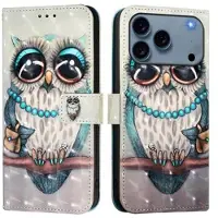 Mtp Products iPhone 17 Pro Max/18 Pro Max Wonder Series Plånboksfodral - Uggla