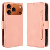 Mtp Products iPhone 17 Pro Max Korthållare plånboksfodral - Rosa