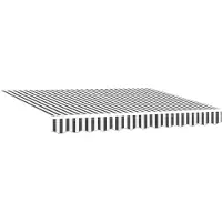 vidaXL Markis automatiskt infällbar antracit&vit 300x250 cm