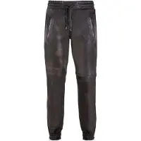 Infinity Leather Joggingbyxor i läder för herrar-Boston