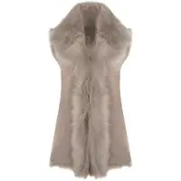 Infinity Leather Toscana Sheepskin Long Gilet för kvinnor-Sorocaba