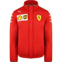 Puma Scuderia Ferrari Long Sleeve Zip Up Red Softshell Jacka för herrar 763021 02