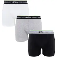 Prince Performance Range 3-pack Svart Grå Vit Herr Boxers MUXPR063