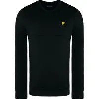 Lyle & Scott V-Neck Colour Block Midlay Svart Jumper