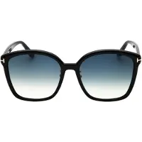 Tom Ford Smoke Gradient Lens Shiny Black Solglasögon