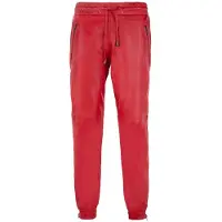 Infinity Leather Joggingbyxor i läder för herrar-Boston