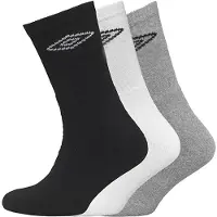 Umbro 3-pack flerfärgade innerstrumpor för herrar