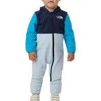 The North Face - Skidoveraller barn - Baby Glacier One Piece Summit Navy Meridian Blue Polar Haze för Unisex - Barnstorlek 24 månader - Marinblå
