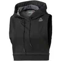 Reebok Dam Combat Glory Hoodie Träningsväst Svart BR0325