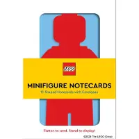 LEGO Minifigure Notecards: 12 Shaped Notecards with Envelopes