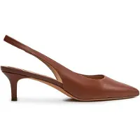 Ralph Lauren för kvinnor. 802927937002 Bruna Lolah läderskor (36), Hud, 5 till 8 cm, Ingen, Casual, Parti