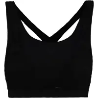 Puma Studio Lace Strappy Bra Low Impact Black Dam Training Crop Top 656685 01